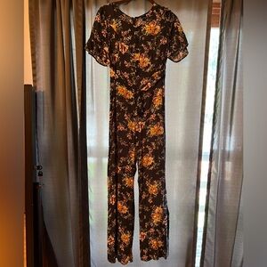 Girls Flower Jump Suit